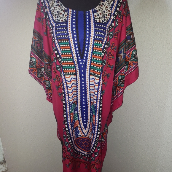 New Fuschia Kaftan Abaya Cover-u… - Picture 6 of 12